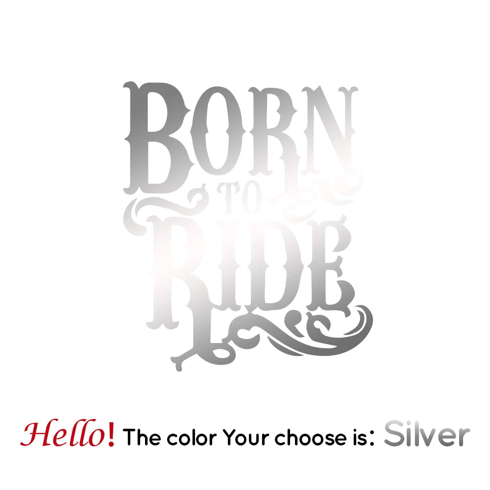 Born to Ride Motorcycle Sticker 