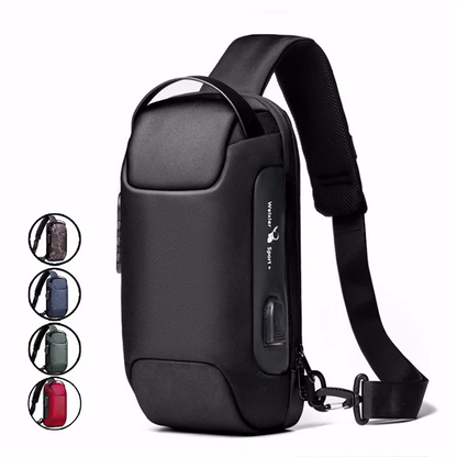 Men Sling Backpack Crossbody for Motorcyclist 
