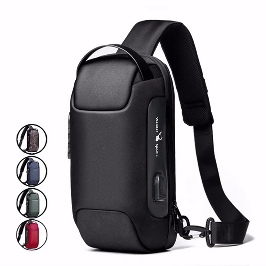 Men Sling Backpack Crossbody for Motorcyclist 