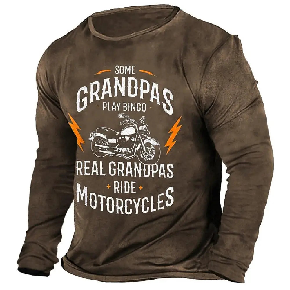 Grandpa Rider Long Sleeve Shirt