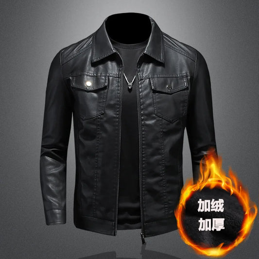Men’s Black Leather Jacket