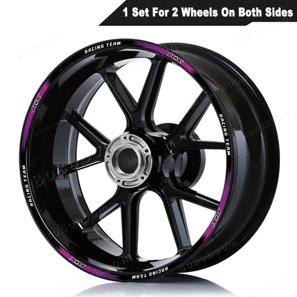 Motorcycle Reflective Wheel Rim Stripe 