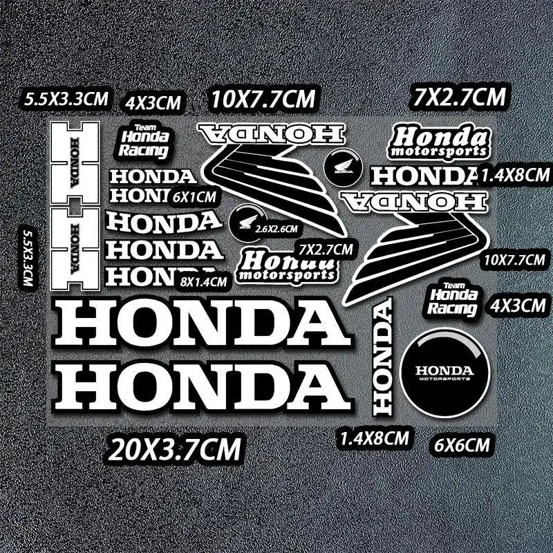 Colección de calcomanías de carreras premium