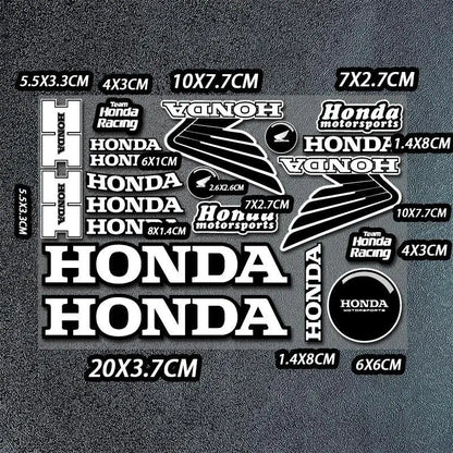 Colección de calcomanías de carreras premium