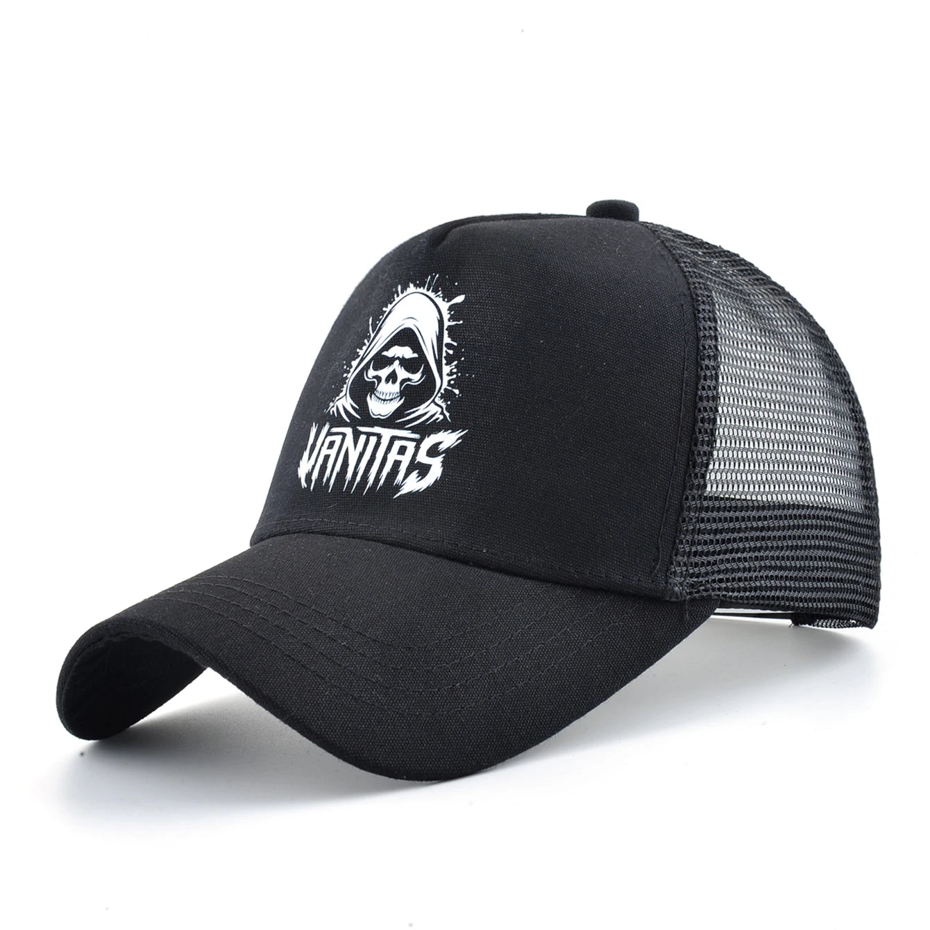 Skull Summer Cap for Motorcyclist 