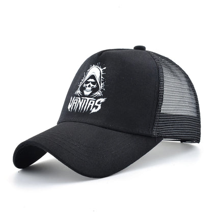 Skull Summer Cap for Motorcyclist 
