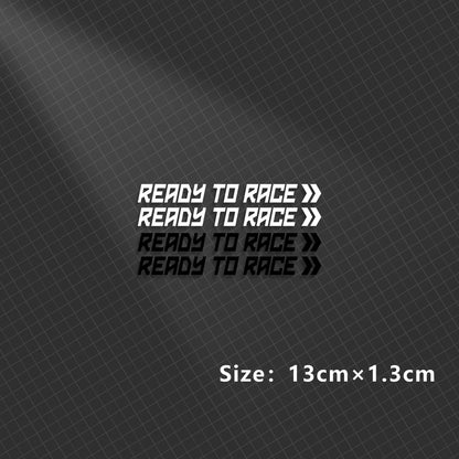 Ready to Race Motorbike Sticker 