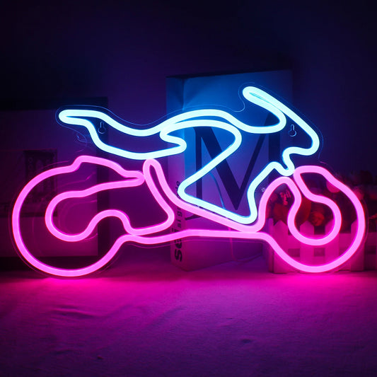 Motorrad -LED -Wandschild mit LED -LED 