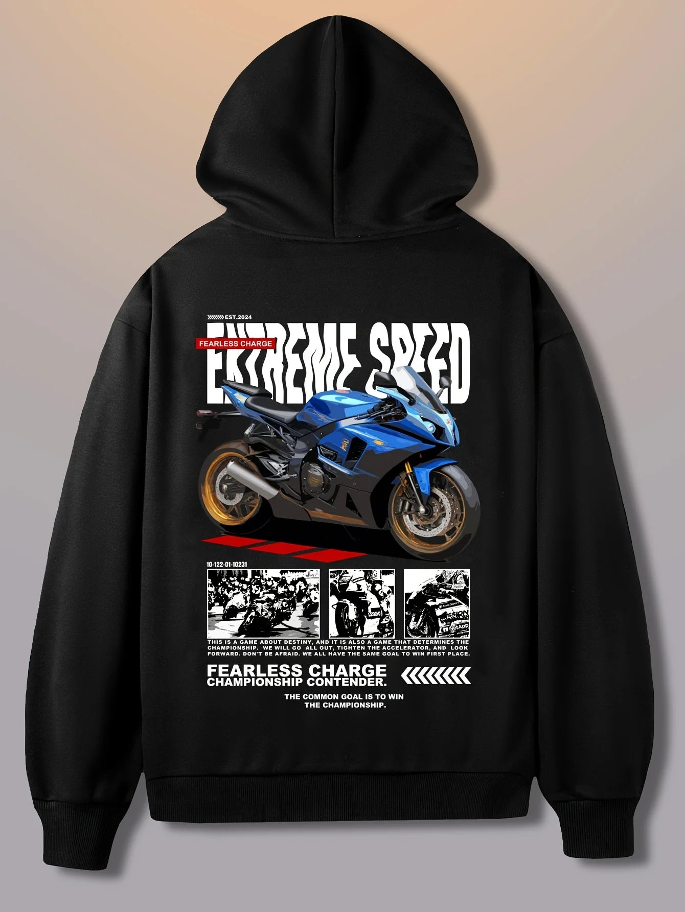 Racing Motorcycle Hooded 