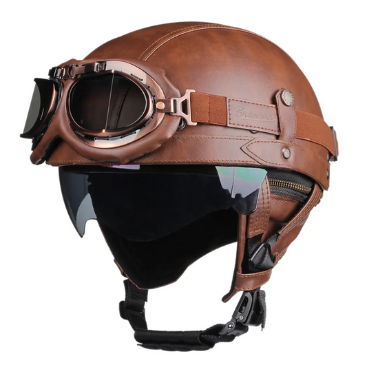 Vintage Motorcycle Helmet 