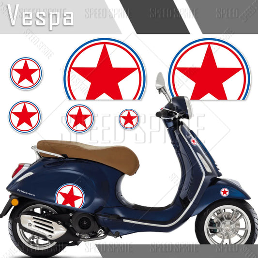 Motorcycle & Scooter Star Decals