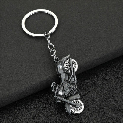 Vintage Motorcycle Keychain 