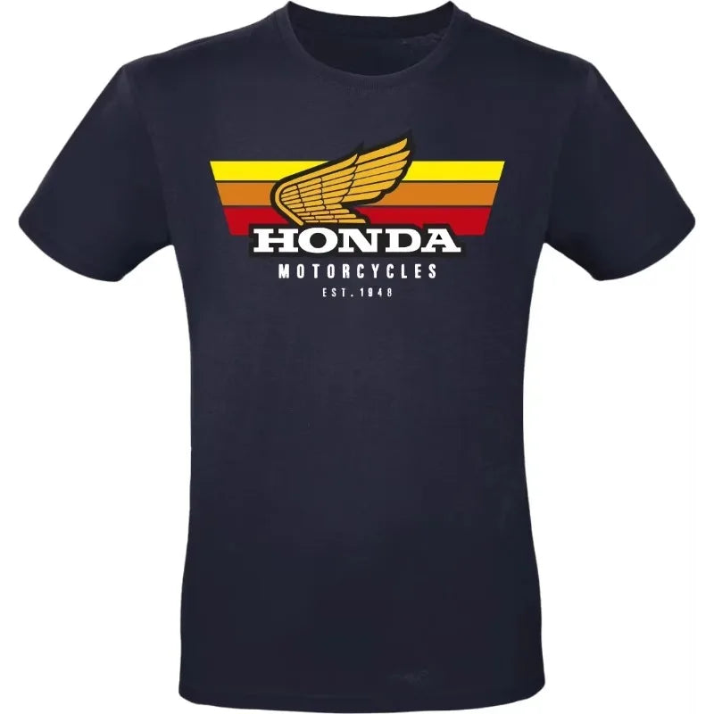 เสื้อยืดกราฟิกมอเตอร์ไซค์วินเทจ
