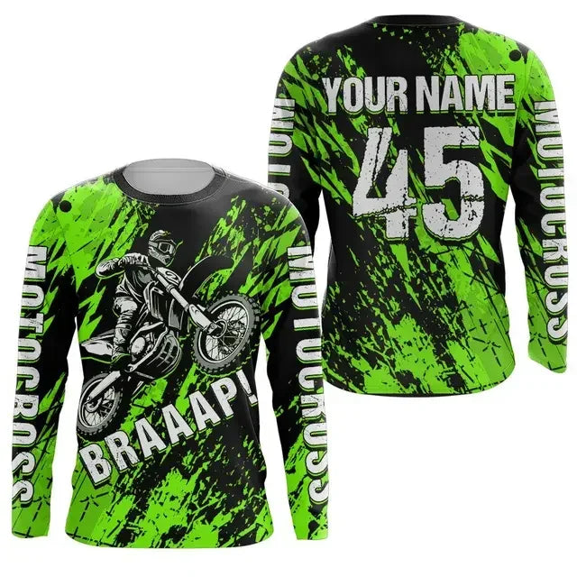 Riding Race Motorcycle Long Shirt