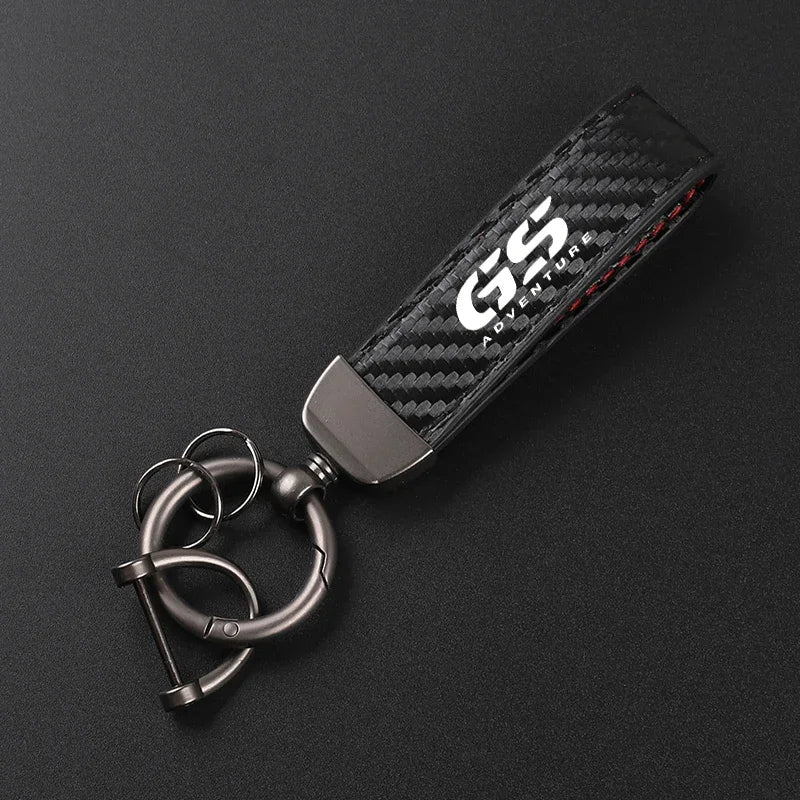 GS Adventure Carbon Suede Keychain 