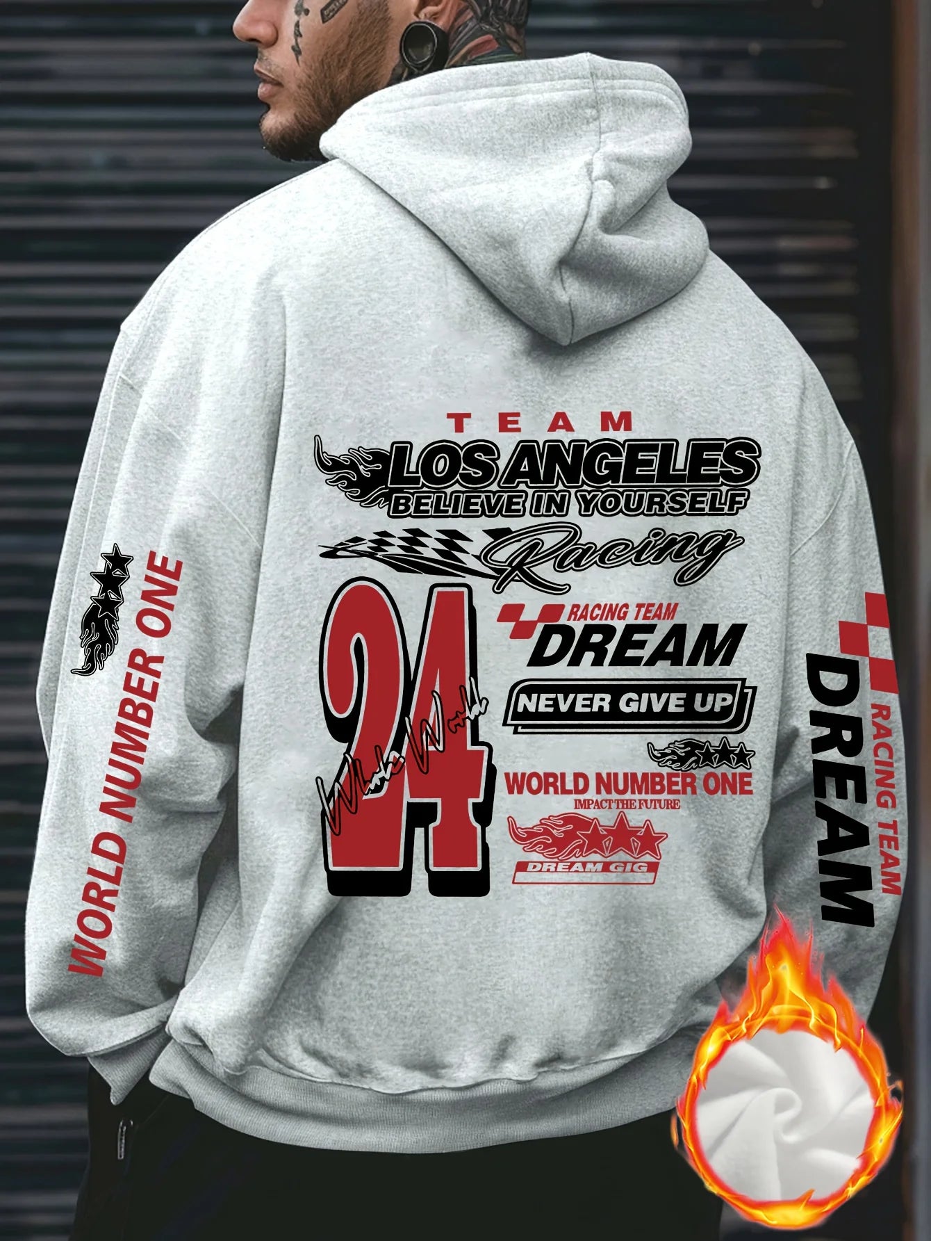 LA Racing “Never Give Up” Hooded 