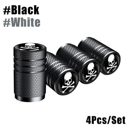 4Pcs/Lot Tire Stem Valve Caps 