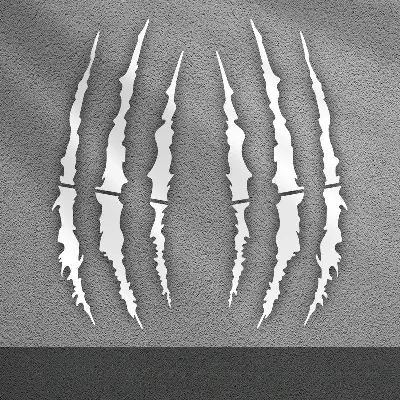 3D Claw Scratch Decal Stickers 