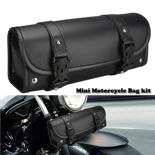Motorcycle Saddlebags PU Leather Front 