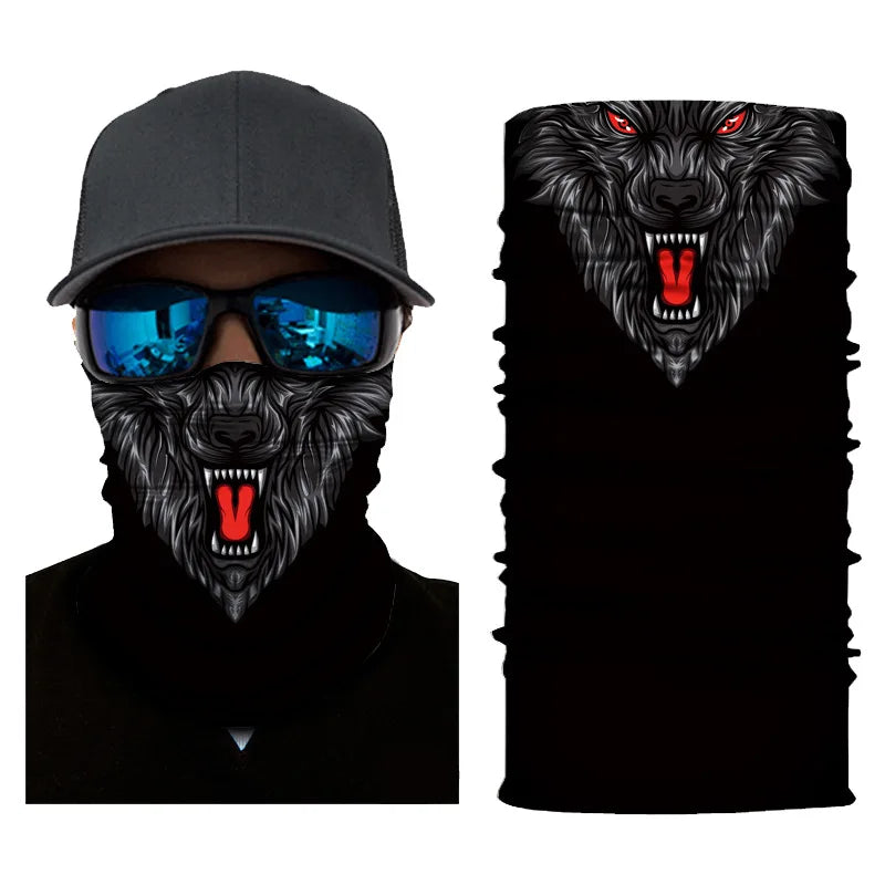 3D Ghost Skull Bandana 