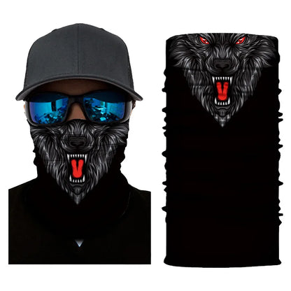 3D Ghost Skull Bandana 
