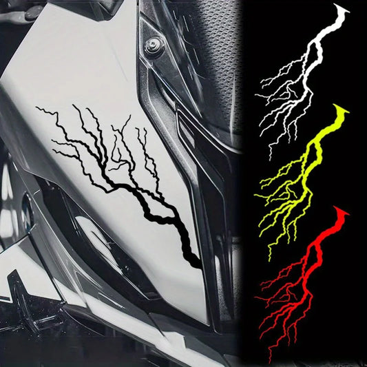 Lightning Bolt Reflective Decals