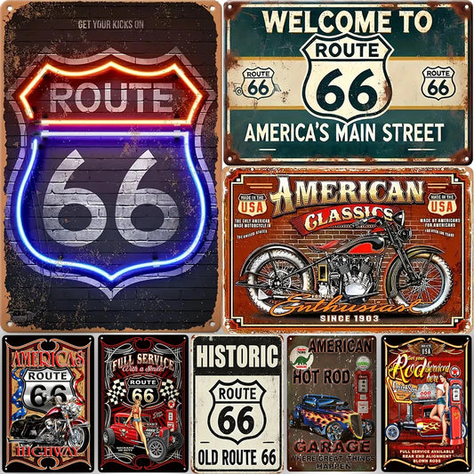 Vintage American Garage Wanddekoration 