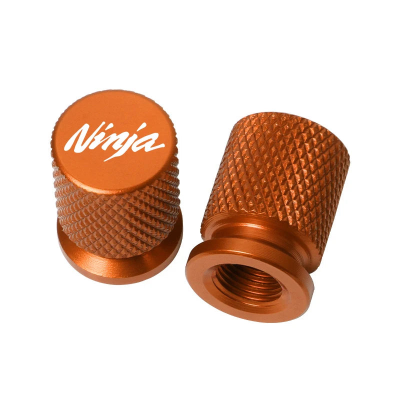 2PCS Ninja Aluminum Valve Caps