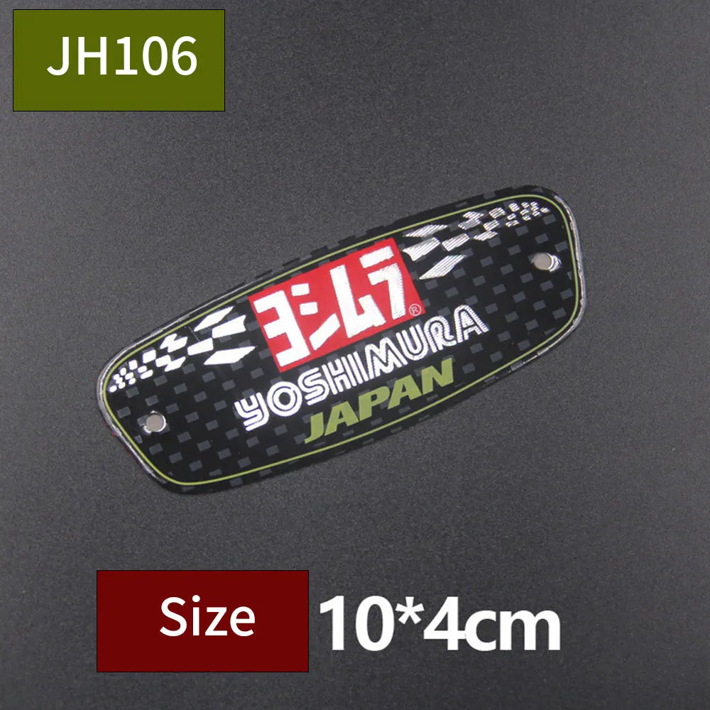 Exhaust Metal Badges