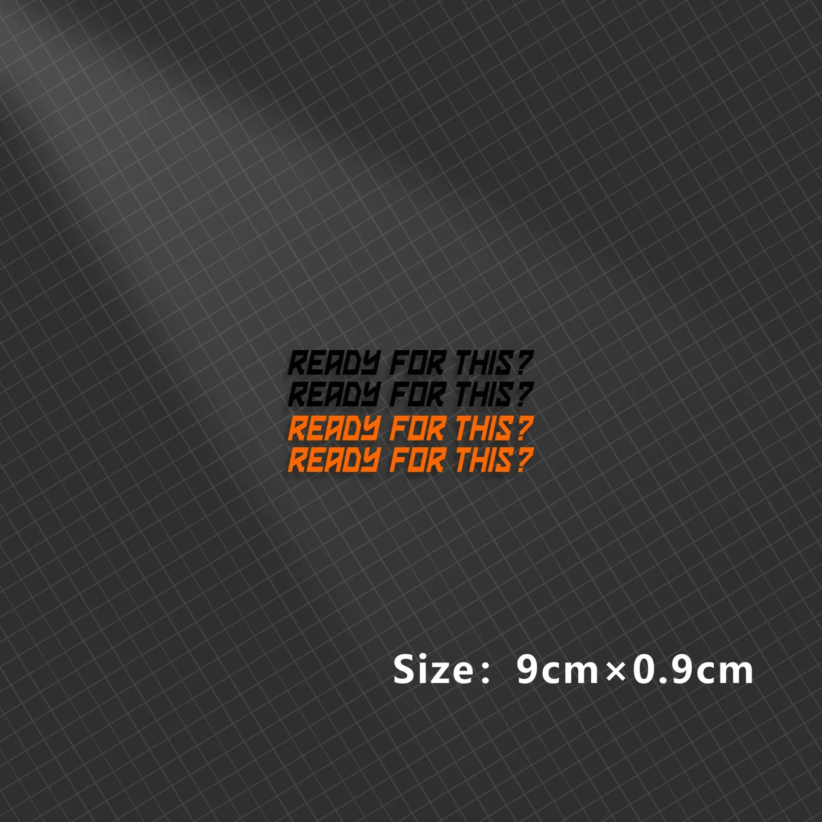 Ready to Race Motorbike Sticker 
