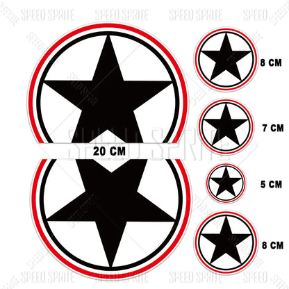 Motorcycle & Scooter Star Decals