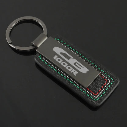 CB1000R Suede Tag Keychain 