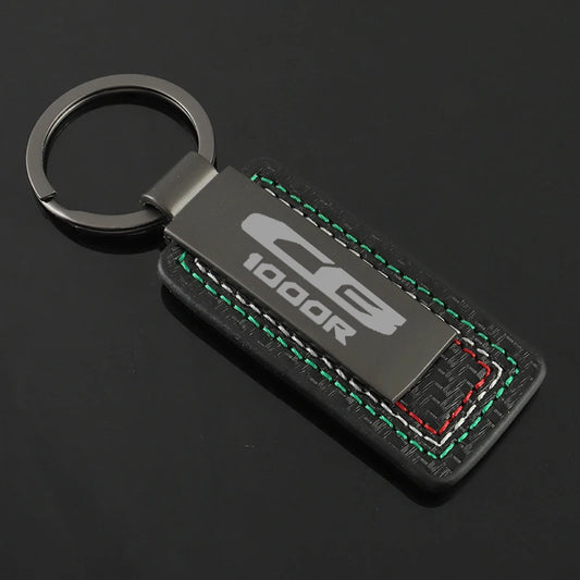 CB1000R Suede Tag Keychain 