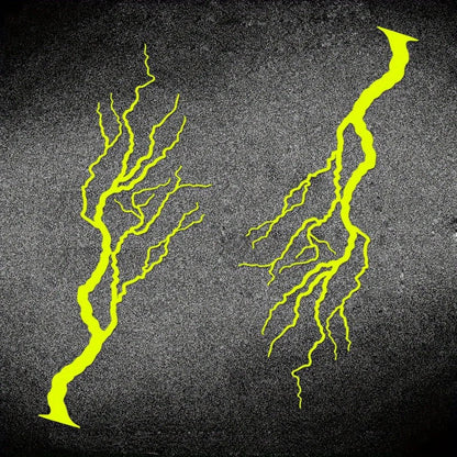 Lightning Bolt Reflective Decals