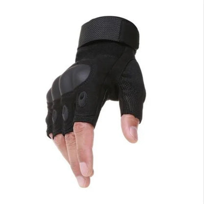 Guantes tácticos de medio dedo