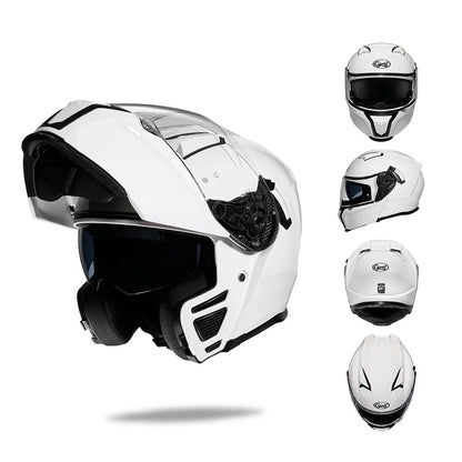 Flip Up Helmet – Premium Dual Visor 