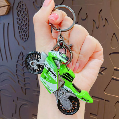 Mini Motorcycle Keychain 