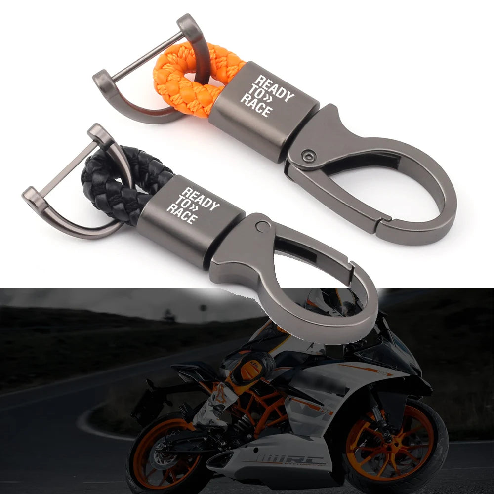 Ready to Race Braided Keychain