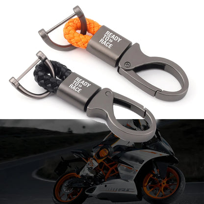 Ready to Race Braided Keychain