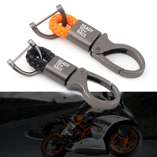 Ready to Race Braided Keychain