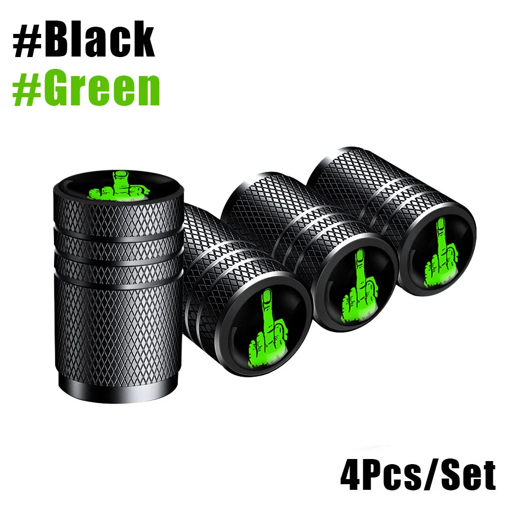 4Pcs/Lot Tire Stem Valve Caps 