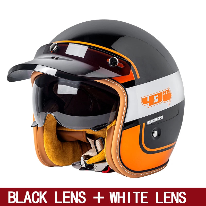 Demi-casque pour hommes avec lentille Premium 