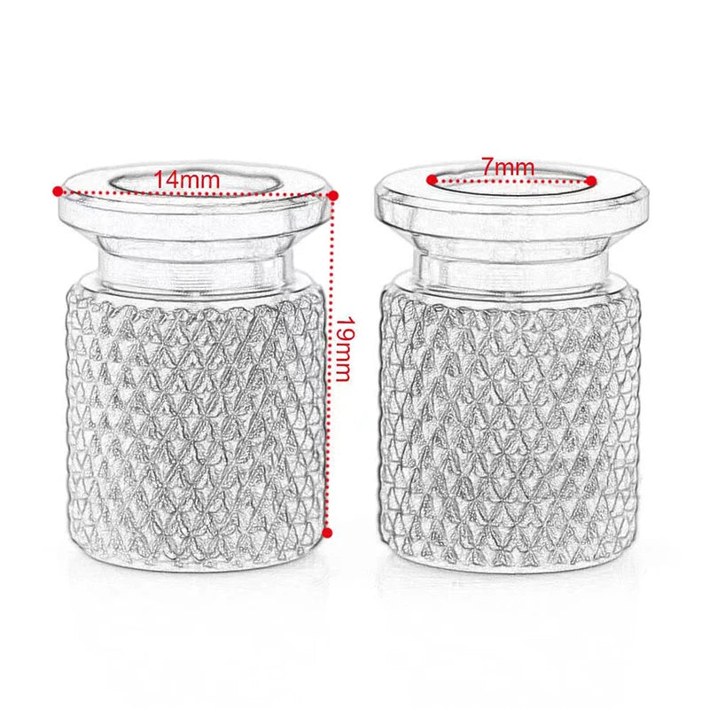 2PCS Ninja Aluminum Valve Caps