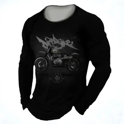 Vintage Motorcycle Long Sleeve Shirt 