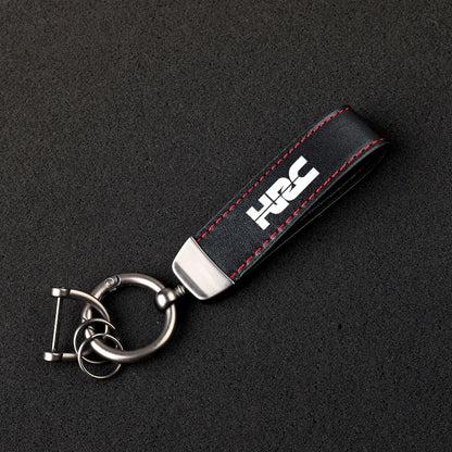HRC Racing Leather Keychain HD