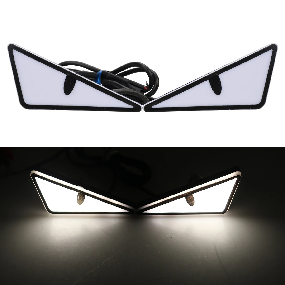 2Pcs Motorcycle LED Demon Eye 