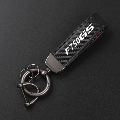 F850 GS Suede Leather Keychain 