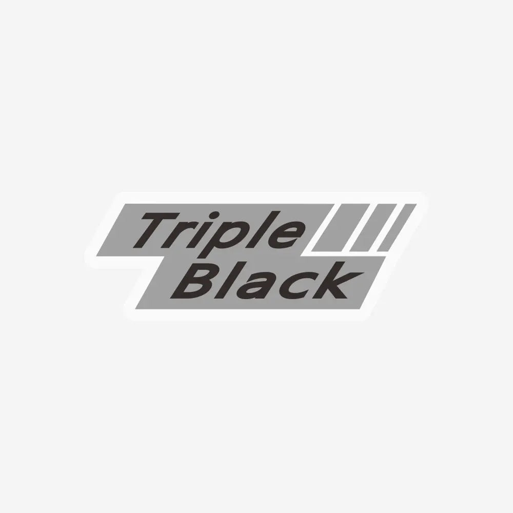 Triple Black Handlebar Protection Sticker BW