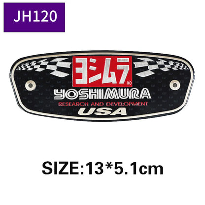 Exhaust Metal Badges