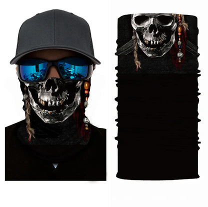 3D Ghost Skull Bandana 